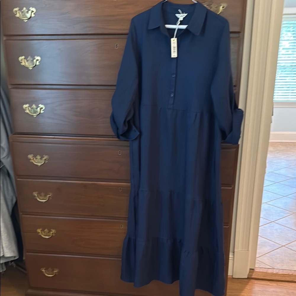 Max Sudio London Navy Blue Women's Dress